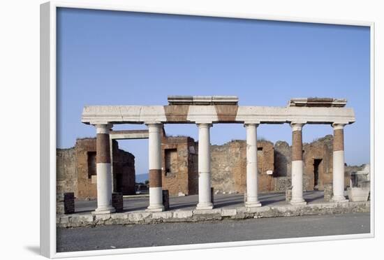 Columns of Forum, Pompeii-null-Framed Photographic Print