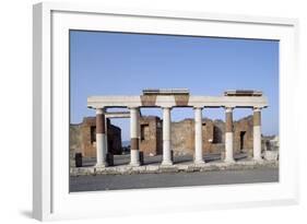 Columns of Forum, Pompeii-null-Framed Photographic Print