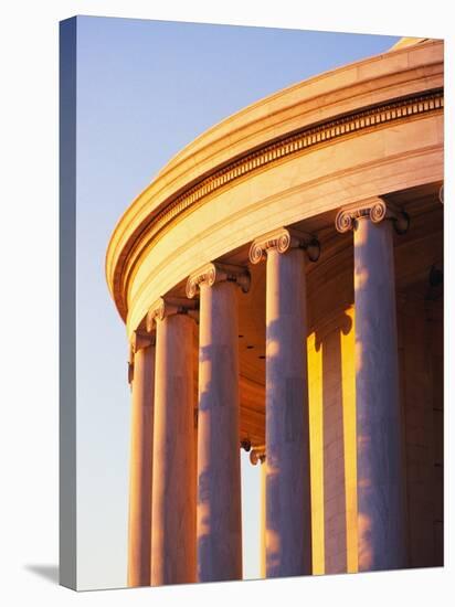 Columns of Jefferson Memorial-Joseph Sohm-Stretched Canvas