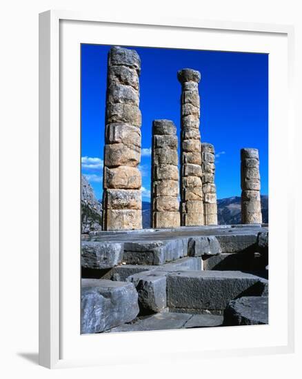 Columns of Temple of Apollo-Perry Mastrovito-Framed Photographic Print