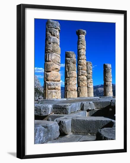 Columns of Temple of Apollo-Perry Mastrovito-Framed Photographic Print