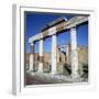 Columns of the Colonnade around the Forum in Pompeii, 1st Century-CM Dixon-Framed Photographic Print