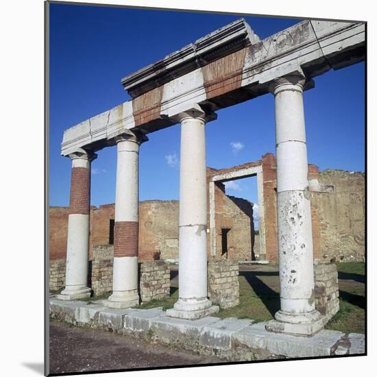 Columns of the Colonnade around the Forum in Pompeii, 1st Century-CM Dixon-Mounted Photographic Print