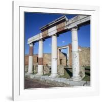 Columns of the Colonnade around the Forum in Pompeii, 1st Century-CM Dixon-Framed Photographic Print