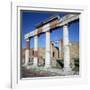 Columns of the Colonnade around the Forum in Pompeii, 1st Century-CM Dixon-Framed Photographic Print