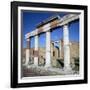 Columns of the Colonnade around the Forum in Pompeii, 1st Century-CM Dixon-Framed Photographic Print