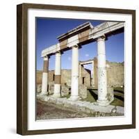 Columns of the Colonnade Round the Forum, Pompeii, Italy-CM Dixon-Framed Photographic Print