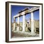 Columns of the Colonnade Round the Forum, Pompeii, Italy-CM Dixon-Framed Photographic Print