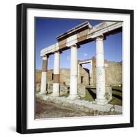 Columns of the Colonnade Round the Forum, Pompeii, Italy-CM Dixon-Framed Photographic Print