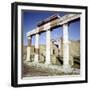 Columns of the Colonnade Round the Forum, Pompeii, Italy-CM Dixon-Framed Photographic Print