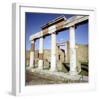 Columns of the Colonnade Round the Forum, Pompeii, Italy-CM Dixon-Framed Photographic Print