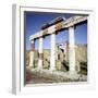 Columns of the Colonnade Round the Forum, Pompeii, Italy-CM Dixon-Framed Photographic Print