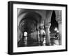 Columns of the Doge's Palace at Night, Venice, Veneto Region, Italy-Nadia Isakova-Framed Photographic Print