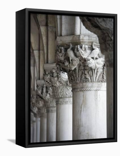 Columns of the Doge's Palace-Tom Grill-Framed Stretched Canvas