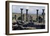 Columns of the Roman Basilica, Baelo Claudia, Andalusia, Spain-null-Framed Giclee Print