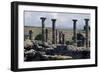 Columns of the Roman Basilica, Baelo Claudia, Andalusia, Spain-null-Framed Giclee Print