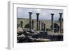 Columns of the Roman Basilica, Baelo Claudia, Andalusia, Spain-null-Framed Giclee Print