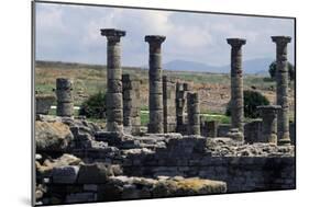 Columns of the Roman Basilica, Baelo Claudia, Andalusia, Spain-null-Mounted Giclee Print