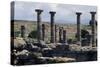 Columns of the Roman Basilica, Baelo Claudia, Andalusia, Spain-null-Stretched Canvas