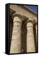 Columns of the Second Court, Medinet Habu (Mortuary Temple of Ramses Iii), West Bank-Richard Maschmeyer-Framed Stretched Canvas