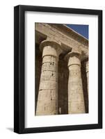 Columns of the Second Court, Medinet Habu (Mortuary Temple of Ramses Iii), West Bank-Richard Maschmeyer-Framed Photographic Print