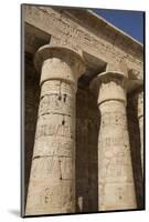 Columns of the Second Court, Medinet Habu (Mortuary Temple of Ramses Iii), West Bank-Richard Maschmeyer-Mounted Photographic Print