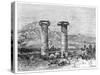 Columns of the Temple of Cybele, Sardes (Sardi), Turkey, 1895-null-Stretched Canvas