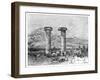 Columns of the Temple of Cybele, Sardes (Sardi), Turkey, 1895-null-Framed Giclee Print