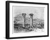 Columns of the Temple of Cybele, Sardes (Sardi), Turkey, 1895-null-Framed Giclee Print