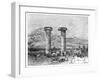 Columns of the Temple of Cybele, Sardes (Sardi), Turkey, 1895-null-Framed Giclee Print