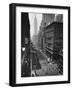 Columns of US Soldiers Marching Independence Day Parade Up 5th Avenue-Andreas Feininger-Framed Photographic Print