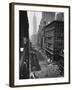 Columns of US Soldiers Marching Independence Day Parade Up 5th Avenue-Andreas Feininger-Framed Photographic Print