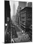 Columns of US Soldiers Marching Independence Day Parade Up 5th Avenue-Andreas Feininger-Mounted Photographic Print