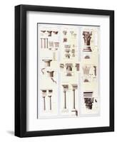 Columns Study-Libero Patrignani-Framed Art Print