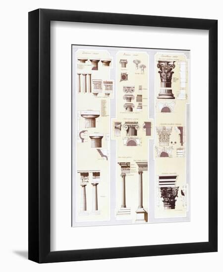 Columns Study-Libero Patrignani-Framed Art Print