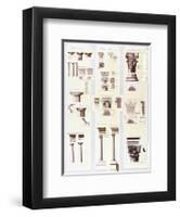 Columns Study-Libero Patrignani-Framed Art Print