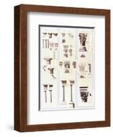 Columns Study-Libero Patrignani-Framed Art Print