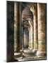 Columns, Temple of Horus, Edfu, Egypt, 20th Century-null-Mounted Giclee Print