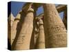 Columns with Hieroglyphs at Karnak Temple-Bob Krist-Stretched Canvas