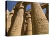 Columns with Hieroglyphs at Karnak Temple-Bob Krist-Stretched Canvas