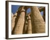 Columns with Hieroglyphs at Karnak Temple-Bob Krist-Framed Photographic Print