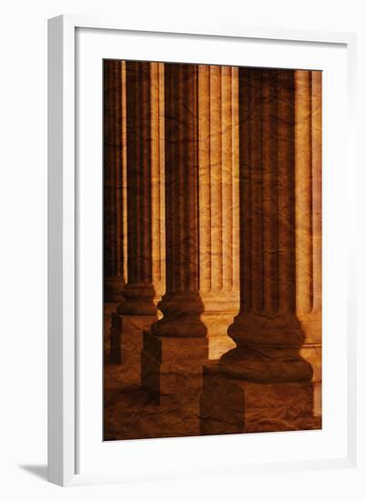 Columns-null-Framed Photographic Print