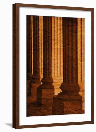 Columns-null-Framed Photographic Print