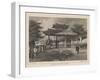 Com: Perry's Visit to Shui, Lew Chew, 1855-Wilhelm Joseph Heine-Framed Giclee Print