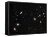 Coma Cluster of Galaxies-Stocktrek Images-Framed Stretched Canvas