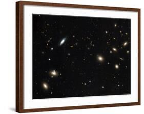 Coma Cluster of Galaxies-Stocktrek Images-Framed Photographic Print