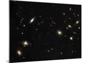 Coma Cluster of Galaxies-Stocktrek Images-Mounted Photographic Print