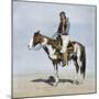 Comanche Brave on Horseback, 1800s-null-Mounted Premium Giclee Print