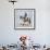 Comanche Brave on Horseback, 1800s-null-Framed Giclee Print displayed on a wall