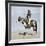 Comanche Brave on Horseback, 1800s-null-Framed Giclee Print